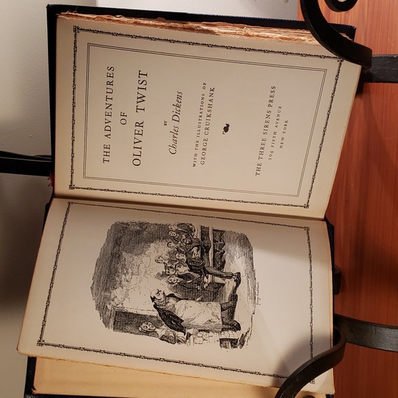 Charles Dickens Oliver Twist with Cruickshank Plates - Picture 1 of 9